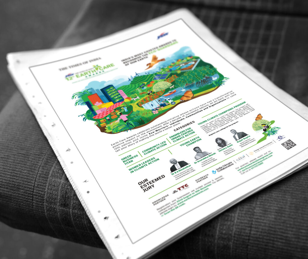 JSW Group – Earth Care Awards 3 SmartNewspaperAdvertisingMockup MattDevries 5472x3648