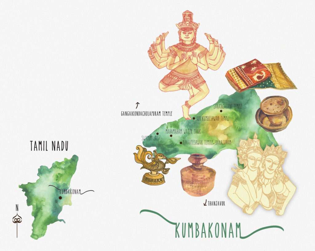 National Geographic Traveller – Illustrated maps 10 Kumbakonam